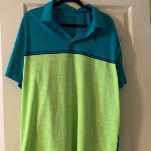 Short sleeve polo shirt with bright colors